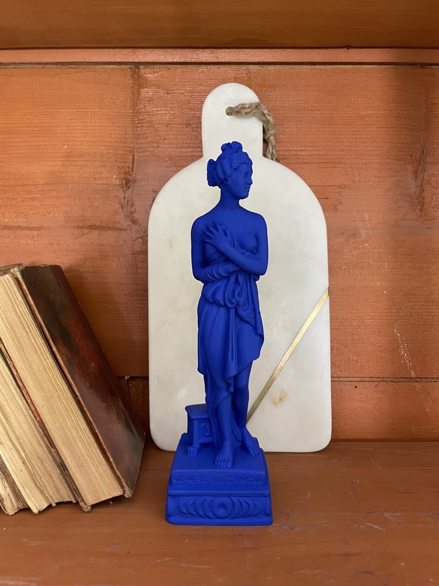 Vénus, d’après Canova — pièce P-44, recouverte de bleu outremer